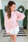 Pink Embroidered Sweater