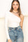 Off White One-Shoulder Bodysuit