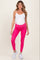 Fuchshia Ribbed Maternity Leggings