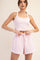 Light Pink Terry Shorts