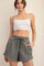 Olive Terry Shorts