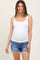 Blue Super Distressed Maternity Jean Shorts