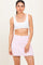 Pink Back Pleat Skort