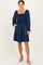 Navy Suede Dress