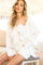 Champagne Ivory Satin Button Up Blouse