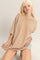 Taupe Oversized Mineral Wash T-Shirt