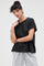 Black Mineral Wash Boxy Fit T-Shirt