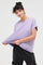 Dusty Purple Mineral Wash Boxy Fit T-Shirt