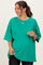Kelly Green Cotton Oversized Maternity Tee