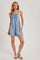 Light Blue Denim Shortall Romper