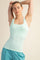 Mint Square Neckline Active Tank Top