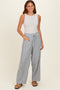 Seafoam Washed Striped Pants