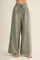 Dried Basil Linen Wide Leg Pants