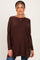 Cacao Oversize Pocket Sweater Top