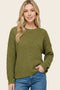 Matcha Honeycomb Knit Sweater