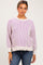 Lavender Two Tone Oversized Maternity Sweater