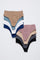 maternity wear set of eight pairs of comfortable stretch briefs in various colors including beige, blue, and black