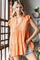 Orange Tiered Tunic Top