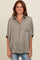Olive Satin Oversized Shirt