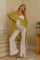 Taupe Terry Flare Maternity Lounge Pants
