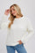 Ivory Basic Chunky Knit Sweater