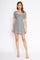 Olive Floral Mini Dress