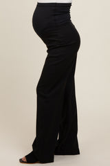 Black Basic Maternity Trousers