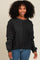 Charcoal Lace French Terry Top