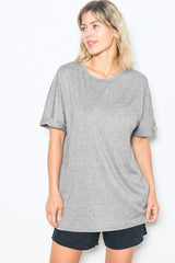 Heather Grey Relaxed Fit T-Shirt