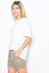 White Relaxed Fit T-Shirt