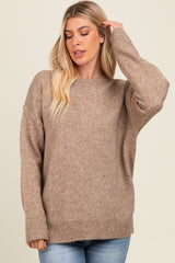 Mocha Basic Sweater