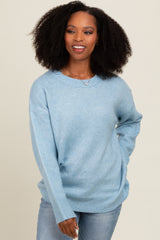 Light Blue Basic Sweater