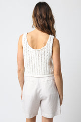 White Sweater Tank