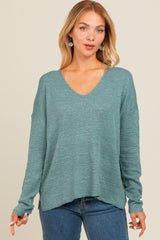 Jade V-Neck Basic Sweater