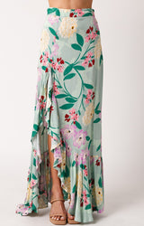 Sage Lilac Maxi Skirt