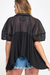 Black Tunic Top