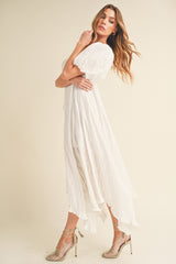 White Flowy Dress