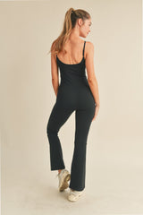 Black Flare Jumpsuit