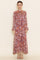 Multi Abstract Print Boho Maxi Dress
