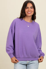 Lavender Heather Crewneck Sweatshirt