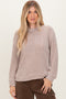 Beige Chenille Knit Sweater