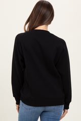 Black Fleece Maternity Sweatshirt