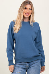 Blue Fleece Sweatshirt