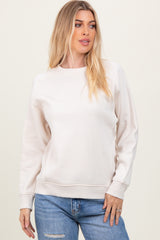 Cream Fleece Sweatshirt