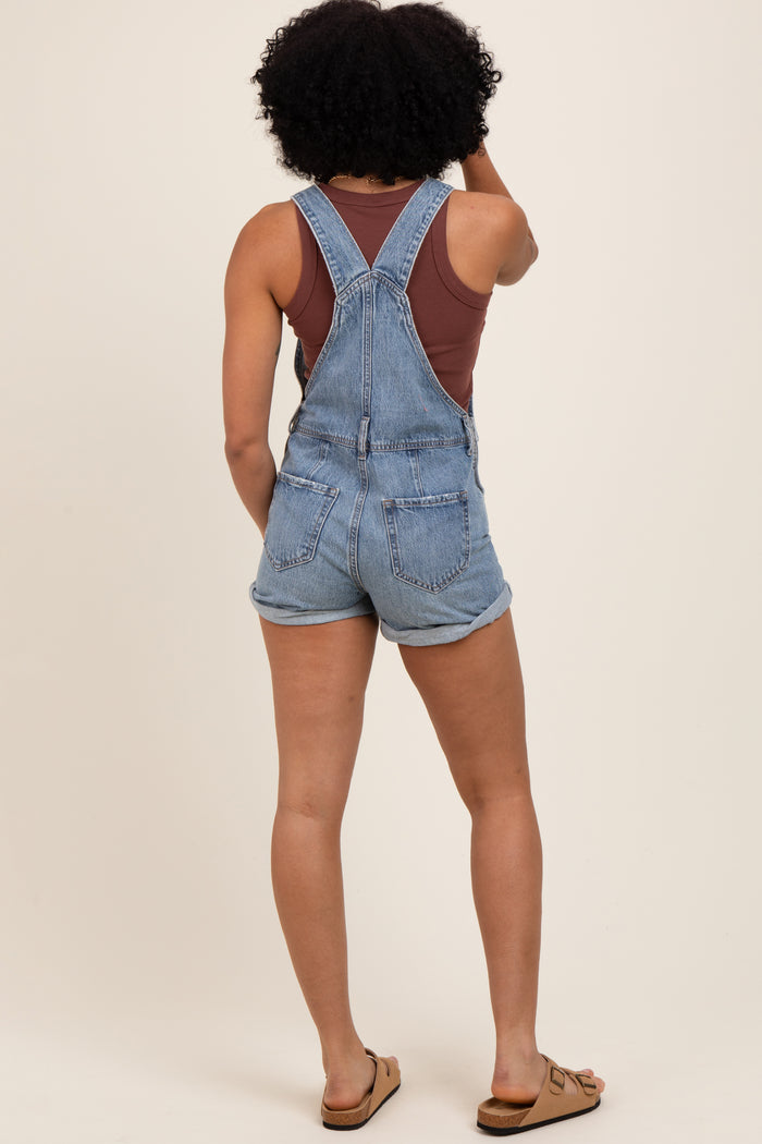 Blue Rolled Cuff Shortall