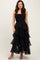 Black Layered Maxi Dress