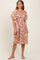 Cream Multi Printed Floral Maxi Dress