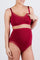 Burgundy Cache Couer Maternity Milk Brief