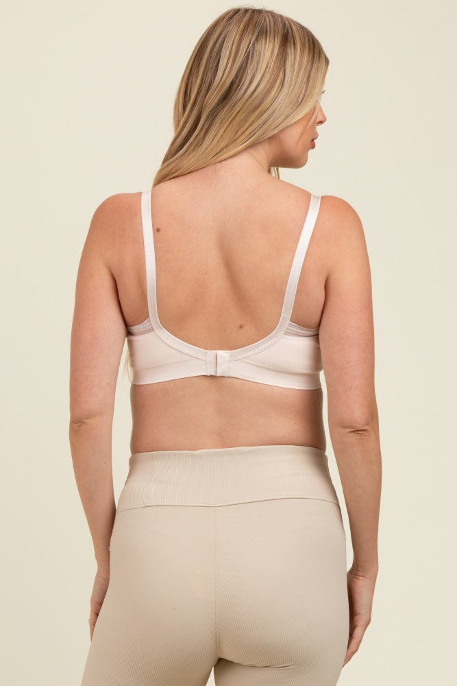 Beige Cache Couer Maternity Milk Nursing Bra