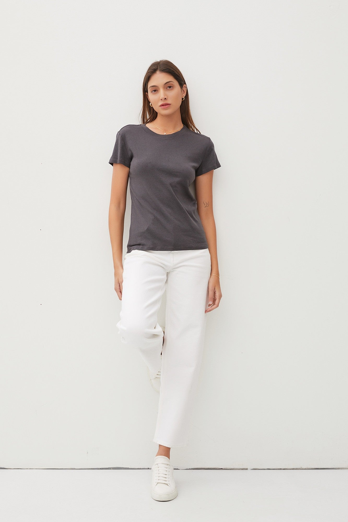 Charcoal Classic Crewneck T-Shirt